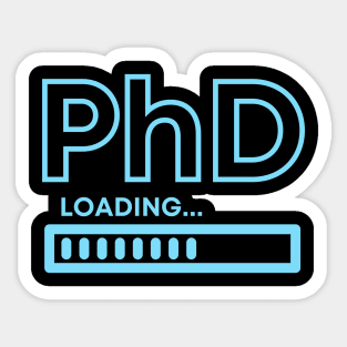 PhD Loading Sticker